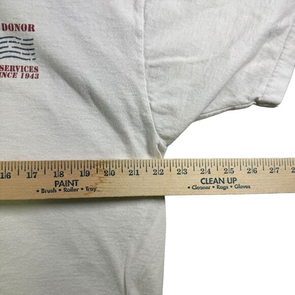 2000 United Blood Service Team T-Shirt Men's Size XL Donor Medical Nurse Grunge - Picture 5 of 10